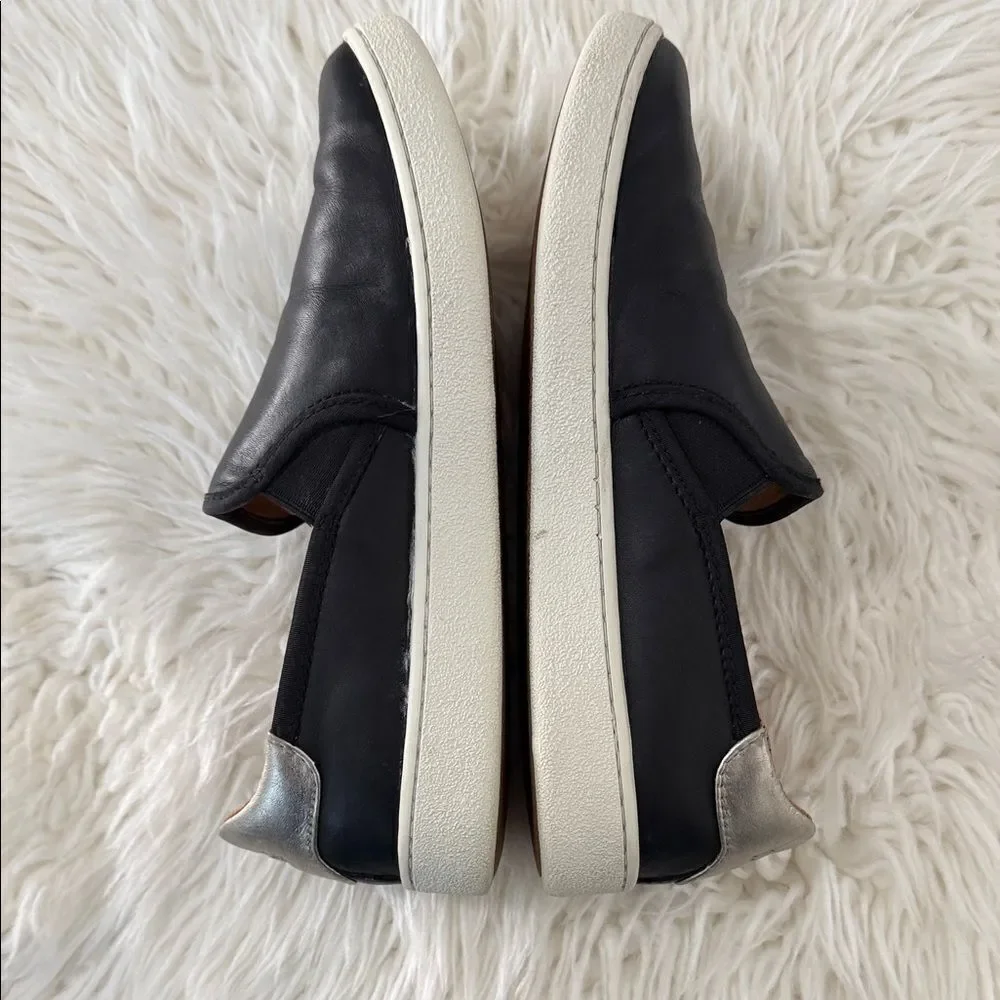UGG Women’s Black Leather Slip-Ons Size 7.5